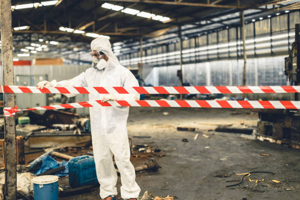 Professional Crime Scene Cleanup technician working in Smithton, IL